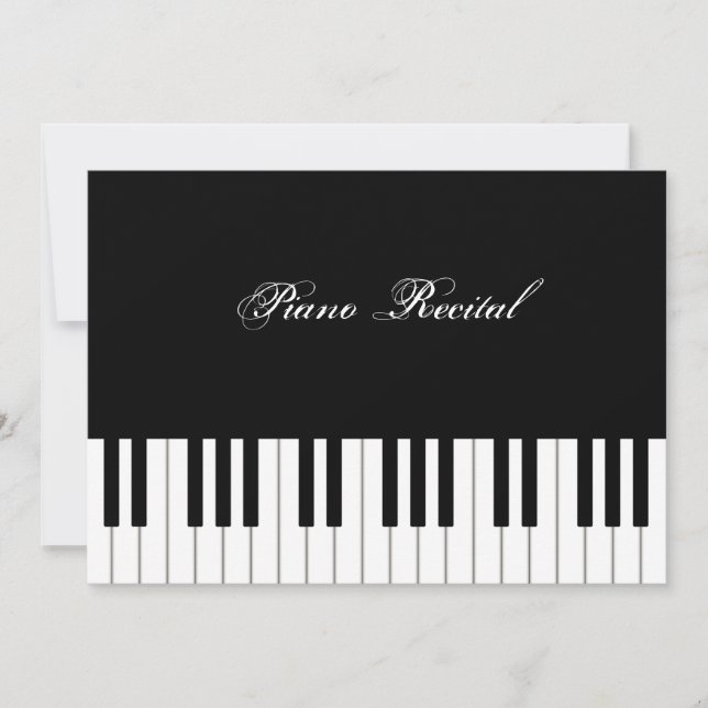 Teclado Piano de Músico Personalizado Elegante (Frente)