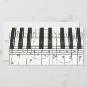 Teclado Piano e Notas de Música