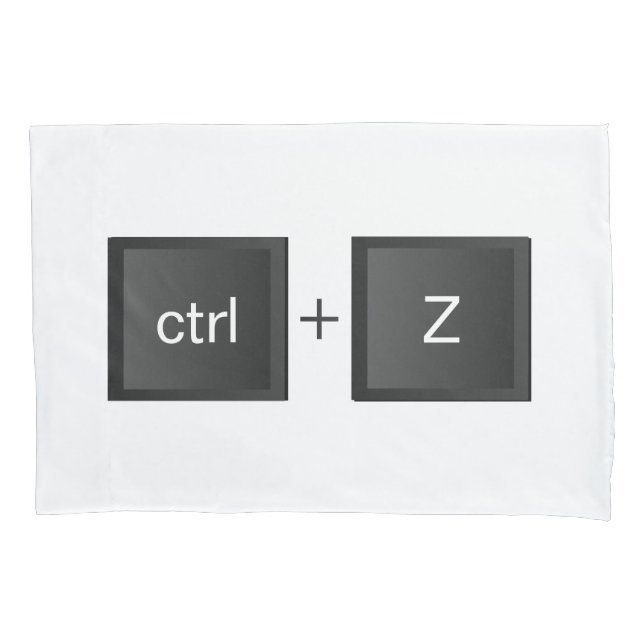 Teclado preto Control-Z ctrl+Z "UNDO" (Frente)
