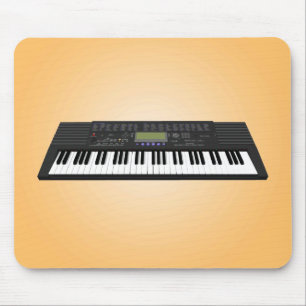 Teclado Sintetizador Moderno: Modelo 3D: Mousepad