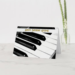 Teclas de Piano Personalizadas Música Músico Anive