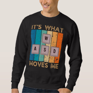 Teclas De Teclado Para Jogos Wasd Pc Gamer Camisa