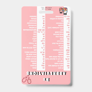 Técnico de Farmácia - Crachá Rx Abreviaturas (S2)