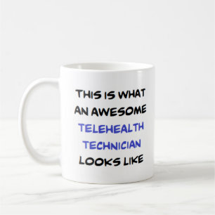 técnico de telesaúde, caneca de café incrível