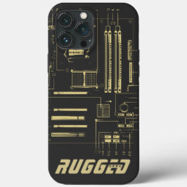 Tecnologia de motherboard de GEEK RUGGGG ouro e ci