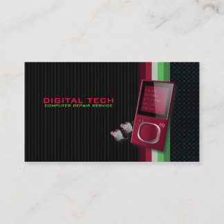 Tecnologia digital. Cartões de visitas Pod