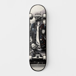 Tecnologia Retro-Futurista Arte de Rua Skateboard