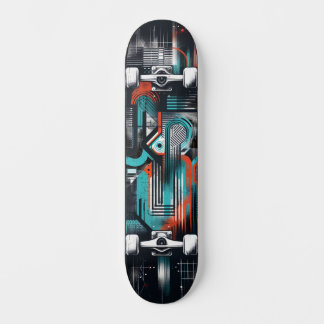 Tecnologia Retro-Futurista Arte de Rua Skateboard