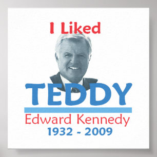Ted Kennedy EU GOSTEI do poster do URSINHO