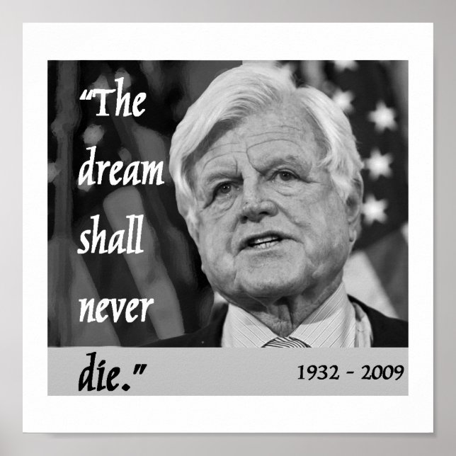 ted kennedy memorial poster (Frente)