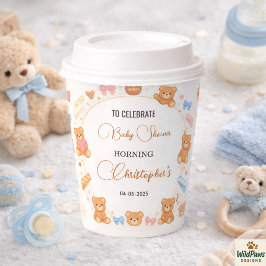 Teddy Bear Baby Shower Boy | Cute Blue Bear