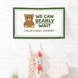 Teddy Bear Gender Neutral Minimalist Baby Shower