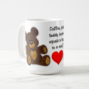 Teddy Bear Hug - 15 oz. Caneca