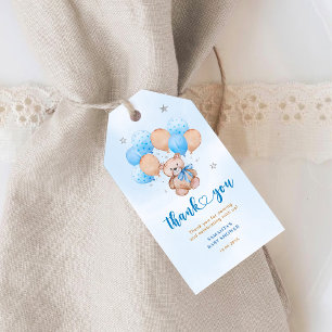 Teddy Bear Muito Obrigado Dando Etiquetas