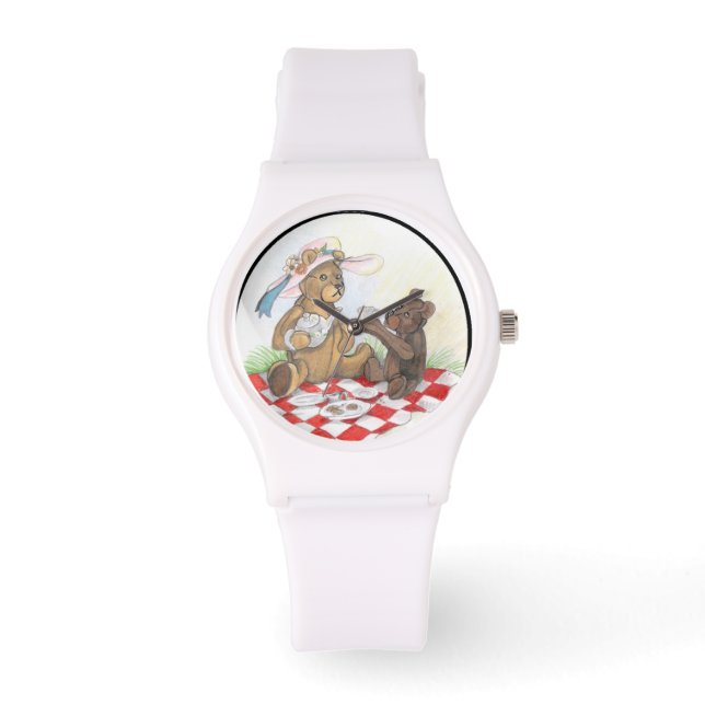 Teddy Bear Picnic relógio de pulso (Frente)
