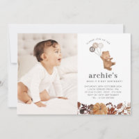 Teddy Bear Pumpkin - Convite Fotográfico ao primei