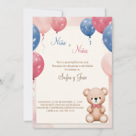 Teddy Bear Sexo Espanhol Convite