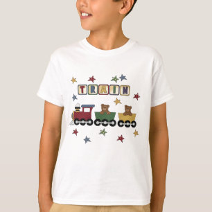 Teddy Bear Train Camisetas e presentes