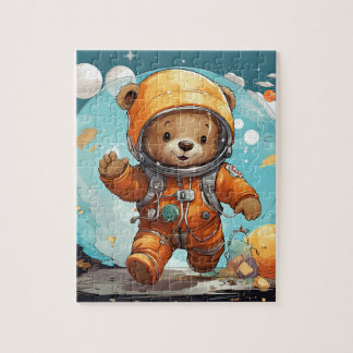 Teddy Bear vai para o espaço, quebra-cabeça - queb