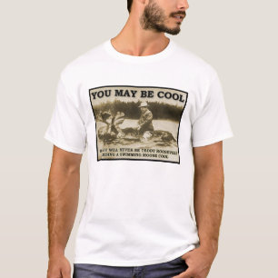 Teddy em uma camiseta engraçada de alce
