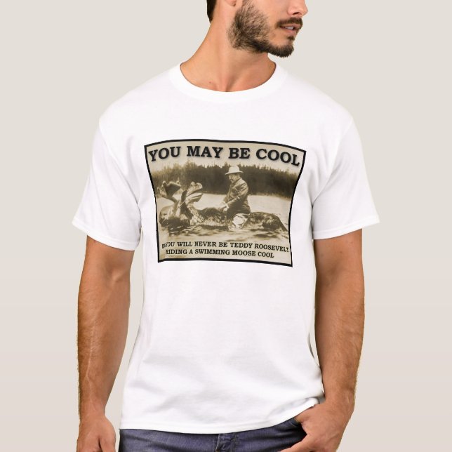 Teddy em uma camiseta engraçada de alce (Frente)