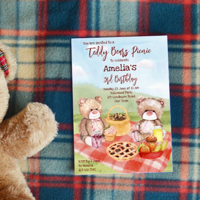 Teddy urge convite para festa de aniversário pique (Criador carregado)