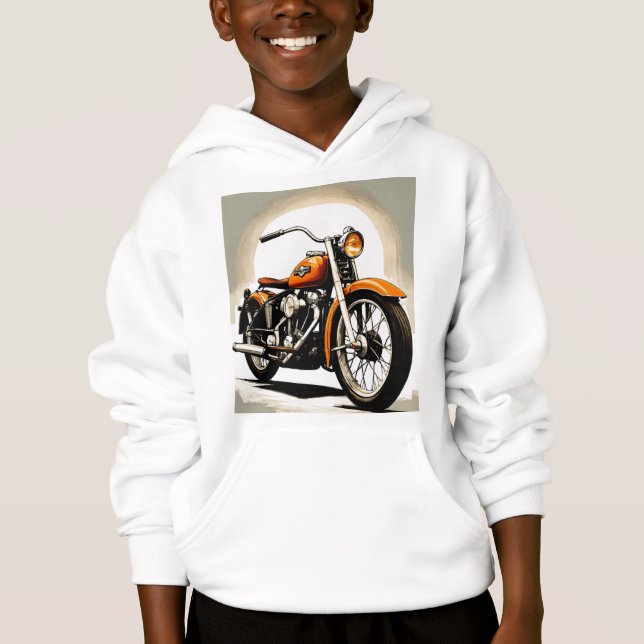 Tee Clássico de Liberdade de Motocicleta (Frente)