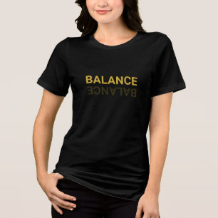 Tee da Tipografia BALANCE em Comfy Tri-Blend