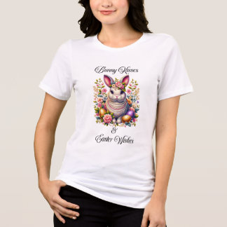 Tee De Beijo De Coelho Da Páscoa - Primavera T-Shi