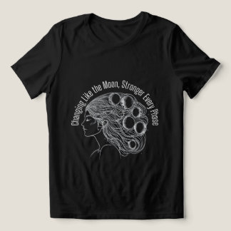 Tee de Força Lunar - Mulher da Fase da Lua