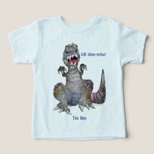 Tee Rex Cartoon Dinossaur T-Shirt