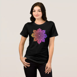 Tee-Shirt - Medalhão preto Boho