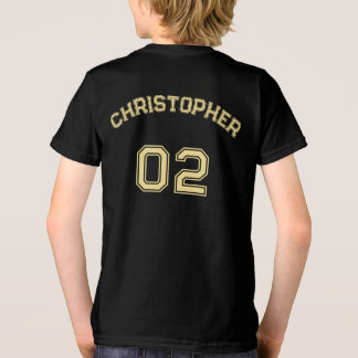 Teen Toddler Boy Girl Name Jersey Número de Esport