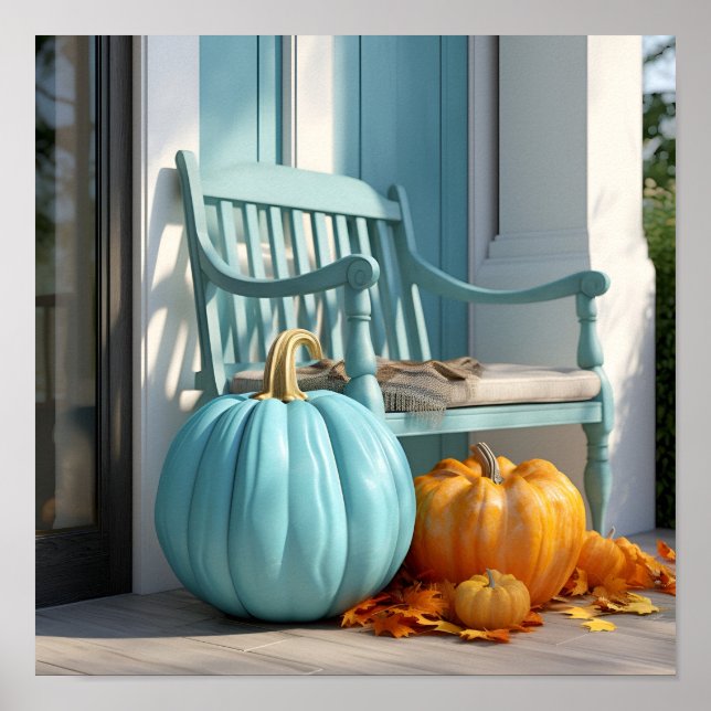 Teerão abóbora, impressão de arte digital (Frente)