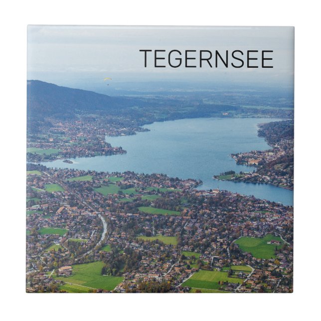 Tegernsee Bavaria Lake Germany Panorama Souvenir (Frente)