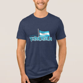 Tegucigalpa com Bandeira de Honduras