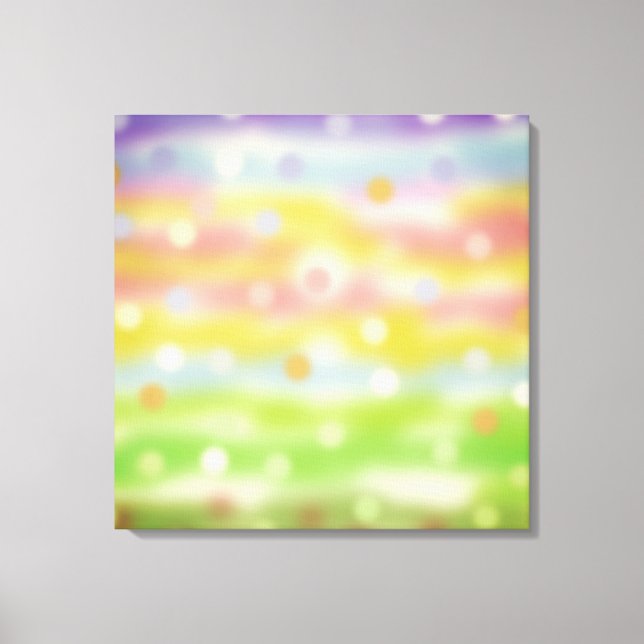 Tela Arte abstrata em tons multicoloridos Impressão em  (Frente)