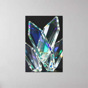 Tela Arte Moderna de Cristal Prisma em Impressão   Luxo