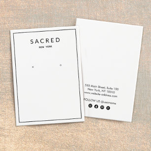 Tela Branca Simples de Orelha