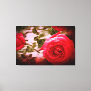 Tela COR DE MOVIMENTO de rosas de árvore em Impressão e