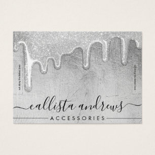 Tela da pulseira espessa do Glam Silver Drivers Gl