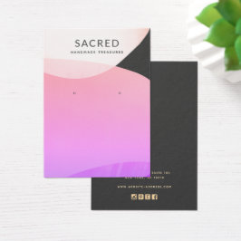 Tela de Abstrato roxo rosa moderno