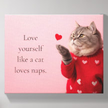 Tela de Amor Próprio British Shorthair