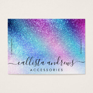 Tela de Bracelete com Glitter Glitter Azul Roxo