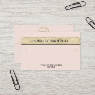 Tela de bracelete Lave Cartão de visita de logoti