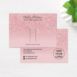 Tela de clipe de cabelo cor-de-rosa com brilho