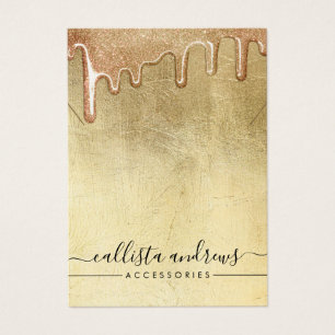 Tela de Colar das Colunas Glitter Espessas Dourada