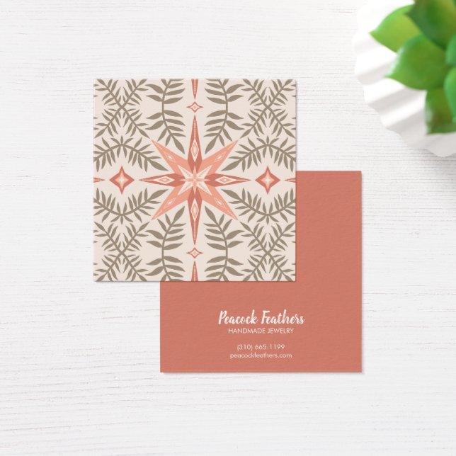 Tela de Colar de Colar com Estrelas Boho Leafy (Mesa)