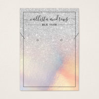 Tela de colar iridescente com brilho de prata