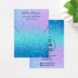 Tela de colar roxo de joias com brilho